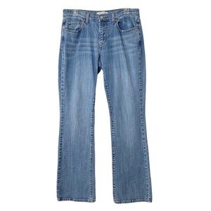 Levi Jeans Womens 8 L/C Blue 515 Bootcut Mid Rise Medium Wash Pockets Denim